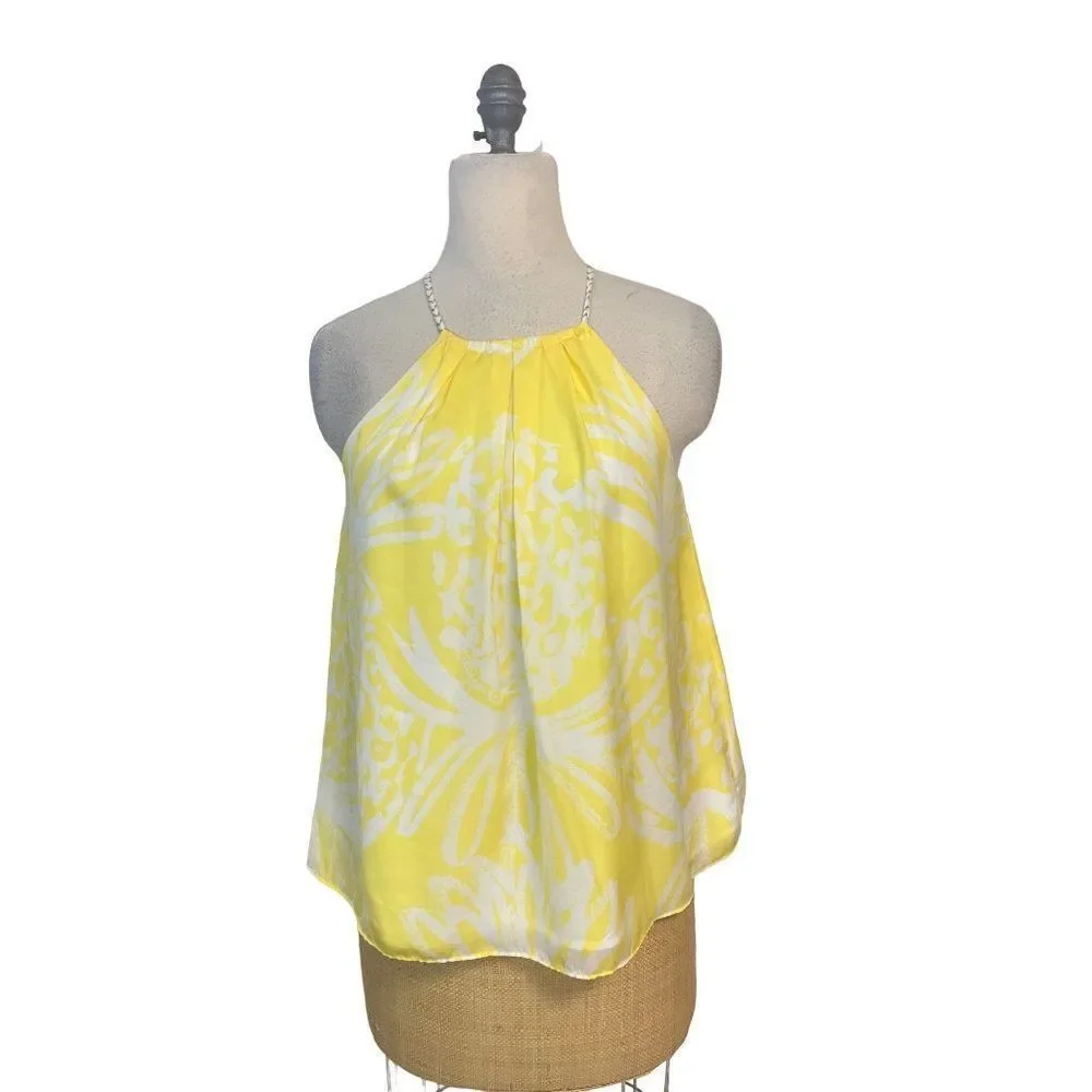 Lilly Pulitzer  for Target Yellow Pineapple Punch Tank Top Small - Picture 3 of 6